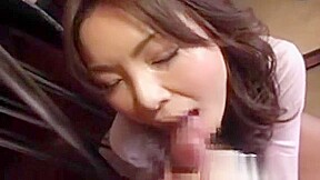 Busty Asian Milf Takes Facial After Bj