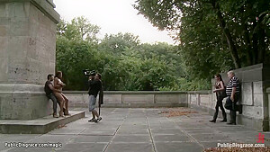 Busty Spanish Babe Fucked At Monument