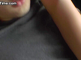 Busty bisex babe pussysmashed in 3some
