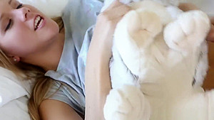 Busty chick Hollie Mack having a huge cock inside her pussy