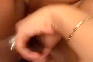 Busty shemale assfucked after slow foreplay