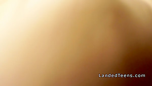 Busty teen 18+ gets anal in the car