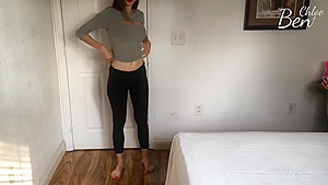 CHLOE & BEN [S1,E7]: Amateur Fit College Girl gives JOI and Orgasm Loud 4K