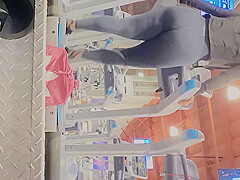 Candid big booty Latina
