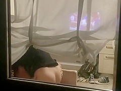 Caught Couple Sex Through Window Spying Neighbor