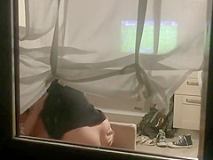 Caught Couple Sex Through Window Spying Neighbor