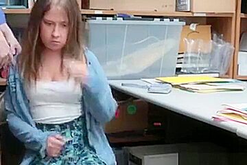 Caught Shop lifting