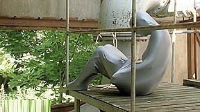 Caught in a Spandexsack in a fabric