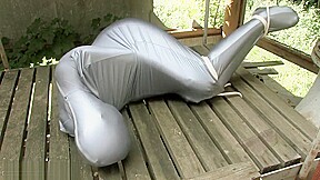 Caught in a Spandexsack in a fabric