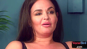 Cfnm Step mom Loves Teasing Naked Male While Strokes Penis