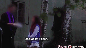 Cheerleader Skinny Amateur Get teen 18+ Fucked In The Van