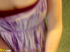 Cheyenne in hot amateur girl fucks and sucks dick in a car