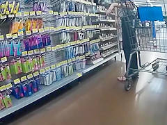 Chick with nice ass wearing black pants
