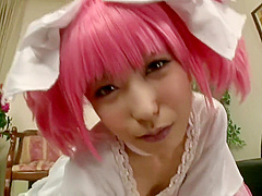 Chika Arimura In Madoka Magica Japanese Asian Cosplay