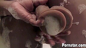Chocolate Haze In Black Woman Tit Fucks And Fucks With A Dildo