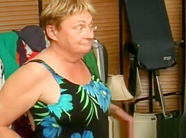 Chubby Granny Sucks Young Cock