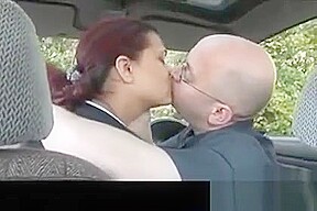 Chubby Whore Fooling Around In The Car