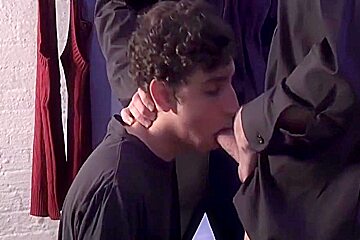 Church Twink Caught Jacking By Two Man-sized Prick Gay Priests