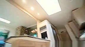 Cindy Starfall seduces a plumber when she sees his cock