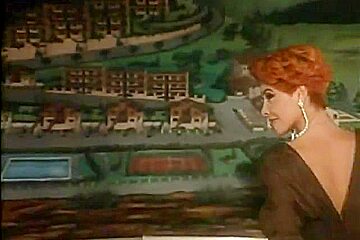 Classic porn scene with classy dressed lady