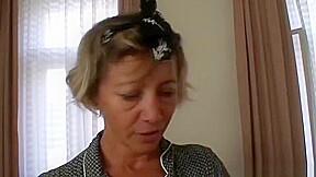 Cleaning woman gets her pussy filled with cock