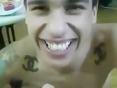 Cock-hungry amateur twink milks his mate POV style
