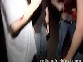 Coed blonde bitch pussy fucked