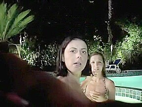 College hot tub party fun