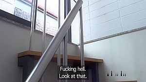 Cop Fucks Readhead Slut On Balcony