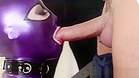 Costumed babe sprayed with jizz after riding threesome