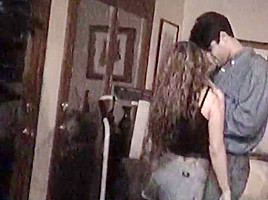 Crazy Blonde, Skinny porn video
