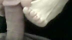 Crazy homemade Foot Job, Fetish xxx video