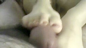 Crazy homemade Foot Job, Fetish xxx video