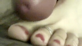 Crazy homemade Foot Job, Fetish xxx video