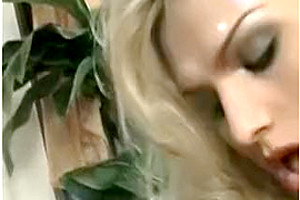Crazy homemade shemale scene with Blowjob, Blonde scenes