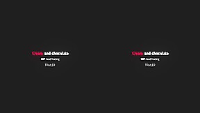 Cream and chocolate