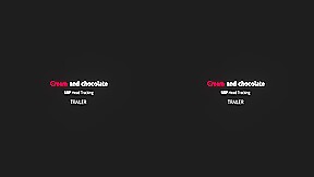 Cream and chocolate