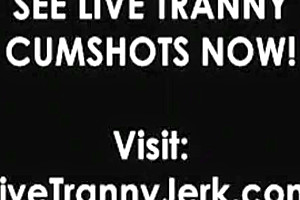 Crossdresser bonks ass With fake penis