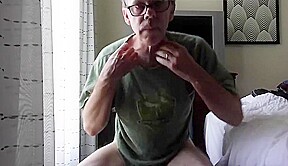 Cumming in hotel with window open