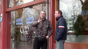 Cumshowered Dutch Prostitute Jerks Tourist