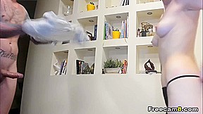 Cute Blonde Gives a Hot and Wet Blowjob