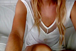 Cute Blonde Trap Cum & It Eat