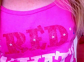 Cute Blonde fucked during photo session casting