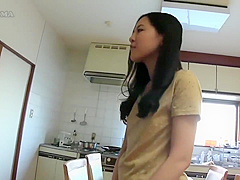 Cute Japanese Babe Fondles My Throbbing Hard Penis