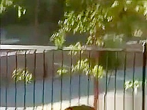 Cute Redhead Has Fun With A Milf Outside