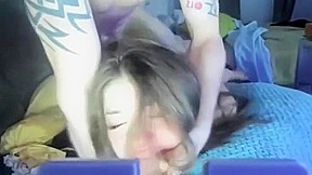 Cute girl gets her ass ripped apart