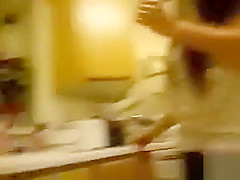 Cute girls try the cinnamon challenge