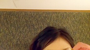 Cute nerdy asian girl that is just awesome! The camera work sucks 