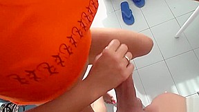 Daniela rode a dick pov style