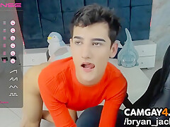 Delicate Boy Shows His Inserted Ass